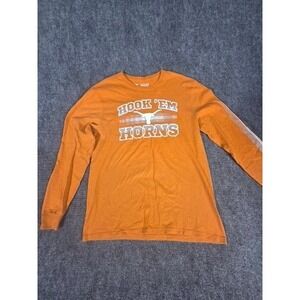 Longhorn Apparel University‎ of Texas Hook Em Horns Long Sleeve T-Shirt Orange L